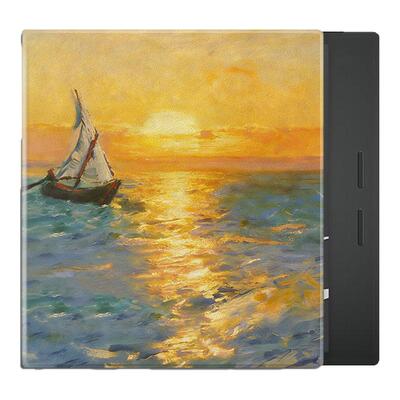 适用文石leaf5油画帆船3一帆风顺poke6/5s小白马p6pro阅读器tab8c磁吸Note电子书BOOX保护套Air4C电纸书壳潮