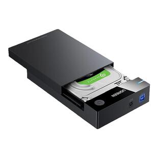 绿联机械硬盘外接盒3.5/2.5ssd固态移动读取器sata台式电脑笔记本
