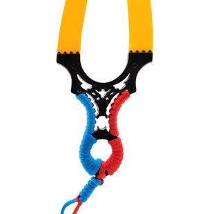 合金弹弓金刚狼夹片免绑扁皮金属铁弹工专业户外弓箭可瞄准送扳手