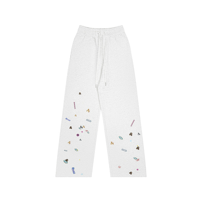 CalledBack直筒饭团熊休闲裤