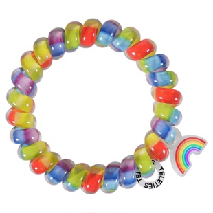 美国TELETIES X TYAKASHA塔卡沙联名电话线女发圈发绳泰莉圈发饰C