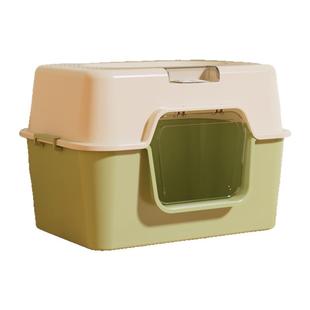 猫砂盆超大号全封闭式防臭防外溅柜子猫厕所猫咪猫屎盆盆子用品