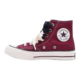Converse匡威新款70 SNL酒红色帆布鞋男女同款高帮休闲鞋A17904C