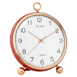 康巴丝客厅钟表简约时尚台式时钟家用座钟现代创意轻奢石英钟