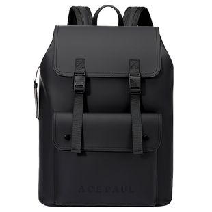 Ace Paul官方正品时尚磁吸扣通勤风男士双肩包背包欧美风电脑包女