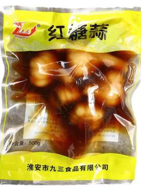红糖蒜大蒜头新鲜腌制糖醋蒜头甜蒜咸菜开胃下饭菜泡菜腌蒜袋装