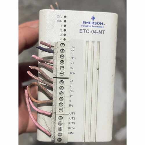 议价ETC04NT艾默生plc模块拆机包好成色实拍1维修