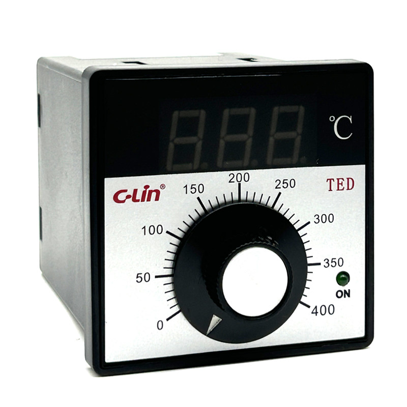 欣灵牌TED-2001 K E TED-2002 CU50 数显温控仪表旋钮调节温控器