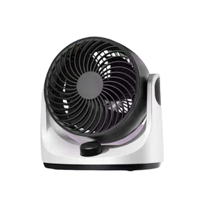 桌面台式电扇涡轮电风扇学生宿舍卧室小型家用静音懒人循环空气