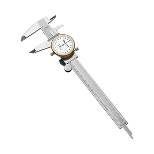 带表卡尺高精度工业级不锈钢内径外径深度测量高精准游标表盘卡尺