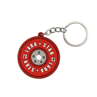 劳拉之星0037钥匙扣魔术贴情侣款背包装饰创意配件包包运动小挂件