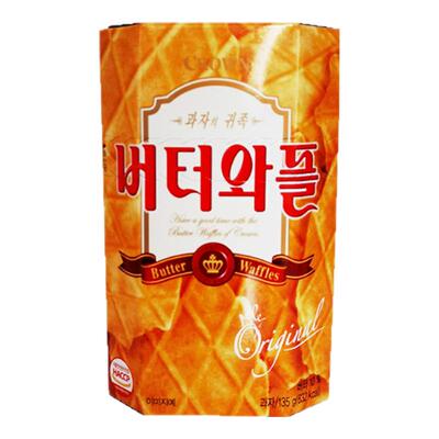 韩国克丽安黄油瓦夫饼干135g