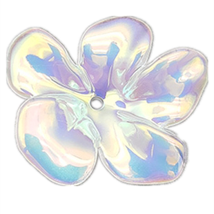 高档仿真ABS仿珍珠花瓣花朵幻贝壳彩四叶DIY手工头饰胸花制作材料