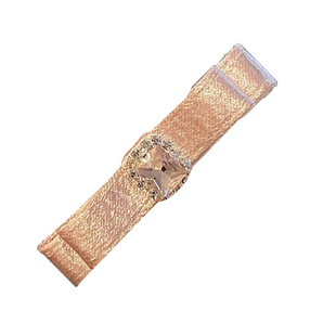 温柔紫色毛线闪钻爱心边夹女甜美小众ins侧边碎发一字夹发卡发饰