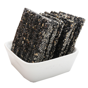 百年张记纯手工黑芝麻糖 切糕麦芽糖片芝麻糕 老手艺古法制作糖果