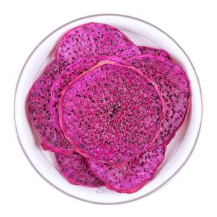 天然烘干红心火龙果片500g水果干茶纯手工切片烘焙即零食散装泡水