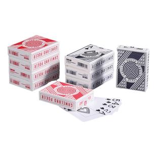 游戏大陆金字塔塑料磨砂大字德州扑克牌棋牌麻将德扑专用防水防折