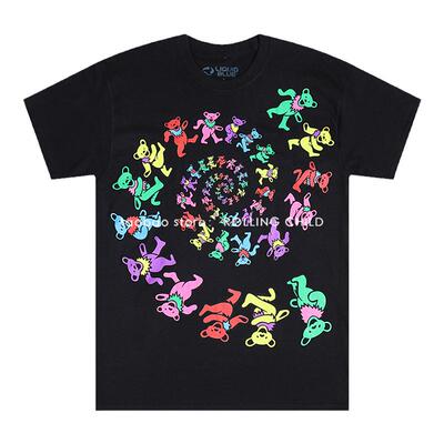 正版GratefulDead摇滚T恤现行版