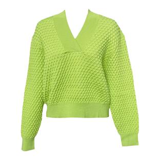 容子木ROSEMOO【商场同款】肌理感V领套头衫RMT4TP439D