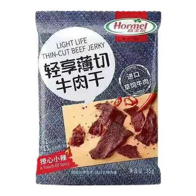 荷美尔牛肉干薄切香辣正品保证