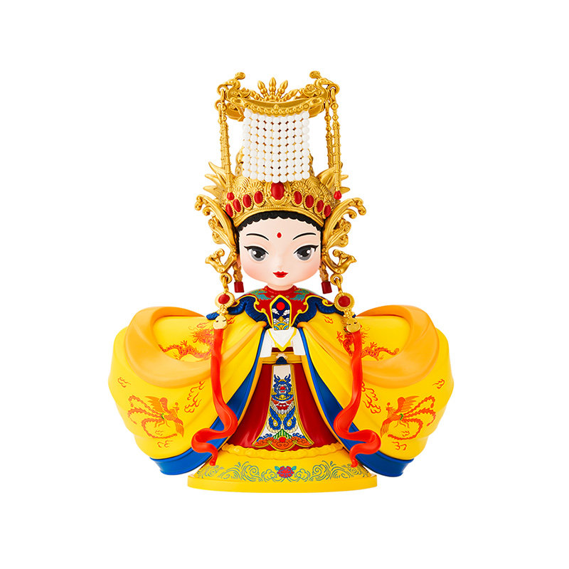 吉运配颂 妈祖神像福佑湄洲妈祖手办天后娘娘海神母圣杯文创摆件