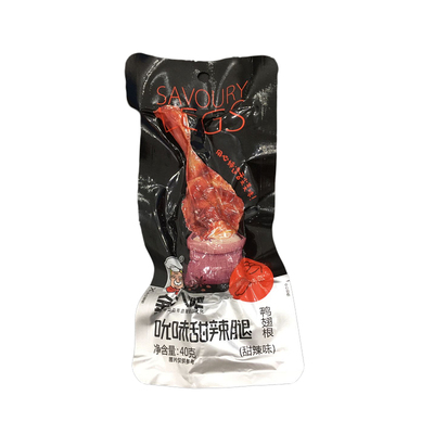 金八吧甜辣鸡腿整箱肉类小吃