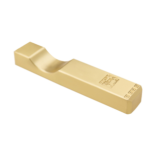 黄铜笔搁实心复古金属笔架文房四宝镇纸书法摆件创意桌面装饰礼品