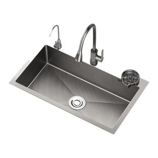 SUS厨房纳米不锈钢加厚水槽大单槽 洗碗池洗菜盆台下盆家用洗碗槽