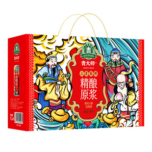 【春节送礼】青岛青大师精酿啤酒礼盒装三星高照青岛特产1升桶装