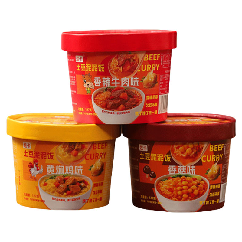 土豆泥拌饭免煮速食冲泡米饭