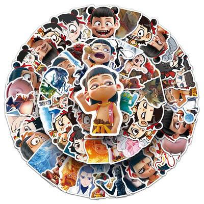 89张哪吒贴纸可爱Q版人物表情包