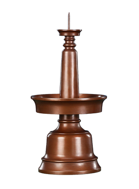 紫铜烛台五供摆件香薰炉烛台花瓶家居铜工艺品装饰品礼品