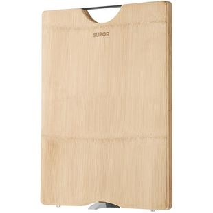 苏泊尔整竹菜板抗菌防霉实木家用竹切菜案板厨房水果擀和面粘砧板