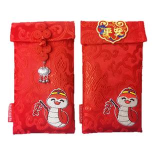 红包创意万元宝宝出生喜包个性生日布艺周岁满月新年压岁包利是封