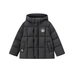 TeenieWeenie Kids小熊童装25年秋冬男女童红色轻暖蓬羽绒面包服