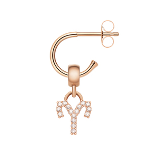 DW耳饰女款  CHARM密语系列C型耳环 12星座轻奢小众耳钉生日礼物