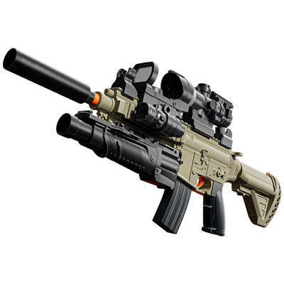 M416突击手自一体儿童男孩水晶玩具电动连发枪自动礼物水专用弹枪
