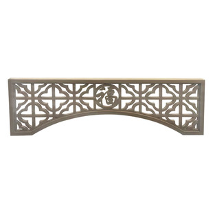 门楣装饰欧式门头客厅过道走廊横梁雕花遮挡PVC挂落 玄关隔断中式