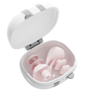 游泳耳塞防水专业洗澡防中耳不隔音炎防进水防呛鼻夹儿童护耳神器