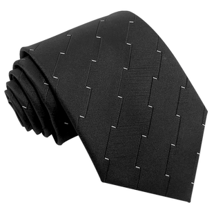 黑色正装领带男士 商务宽版8cm西装上班工作单位职员销售公务领带