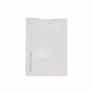 放大镜卡套透明加厚抽拉式手持超薄卡片软弹性防消磁便携书签PVC名片身份证会员社保卡小卡校园卡饭卡膜ic卡