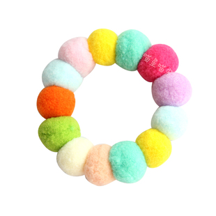 猫咪彩色球项圈狗狗毛球项圈链柴犬柯基脖圈网红宠物拍照生日饰品