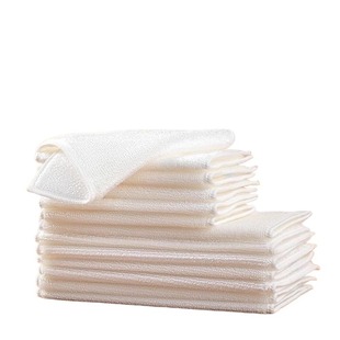 竹纤维洗碗巾洗碗布抹布厨房清洁不易沾油家用吸水去油专用易清洗