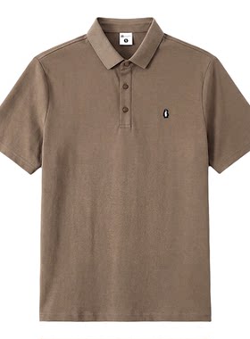 特价 企鹅小刺绣装饰简约休闲POLO衫男夏亲肤珠地棉翻领短袖T恤衫