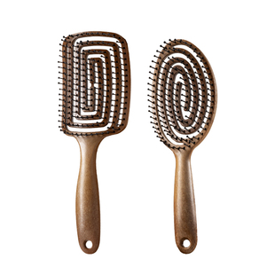 妮丽雅镂空按摩梳子气囊气垫梳家用女士专用蓬松高颅顶造型排骨梳