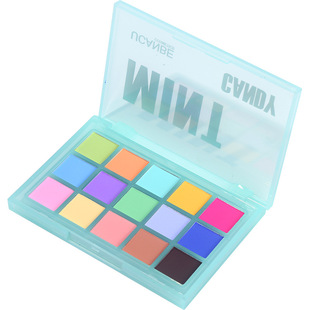 小红书同款ucanbe马卡龙15色眼影盘全哑光夏日清新霓虹色彩妆玩妆