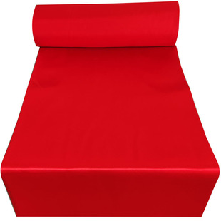 亮光绸缎布农村院子结婚装饰红布大红花球红绸布挂红吊顶飘带彩带