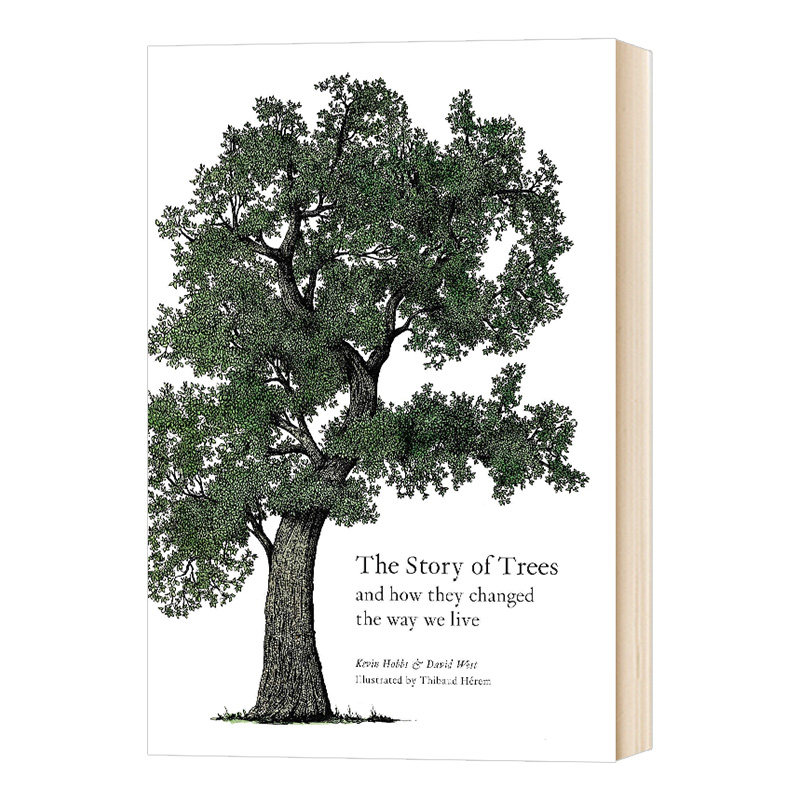关于树的故事 The Story of Trees 英文原版 自然科学科普 精装插图植物学 Kevin Hobbs David West 英文版进口英语书籍