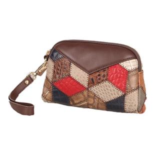 女士手拿包真皮小包包2024时尚新款钱包长款拉链手机包洋气软皮