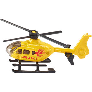 siku救援直升机0856儿童仿真合金消防车模型男孩玩具摆件飞机仕高